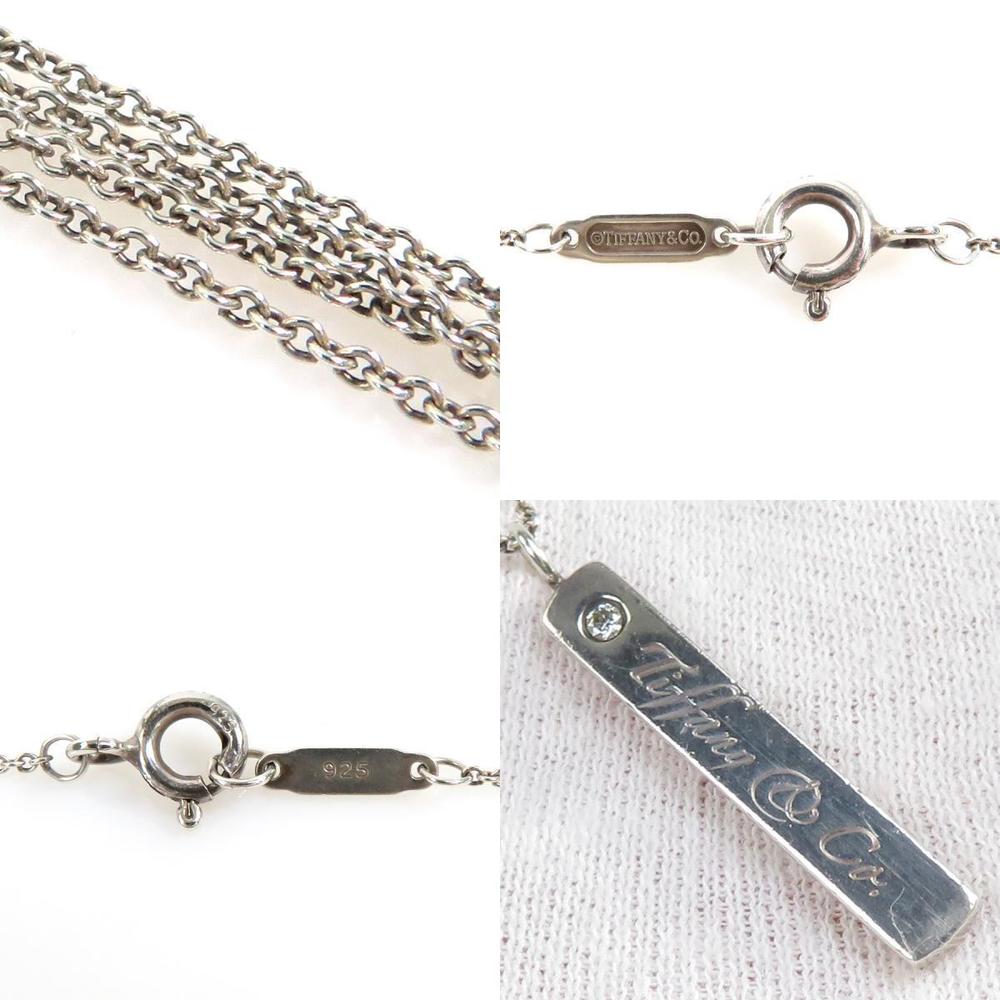 Tiffany Notes Necklace Silver Diamond - image 4
